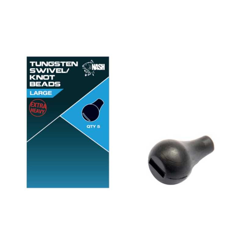 NASH Záťaž na obratlík Tungsten Swivel and Knot Bead Small