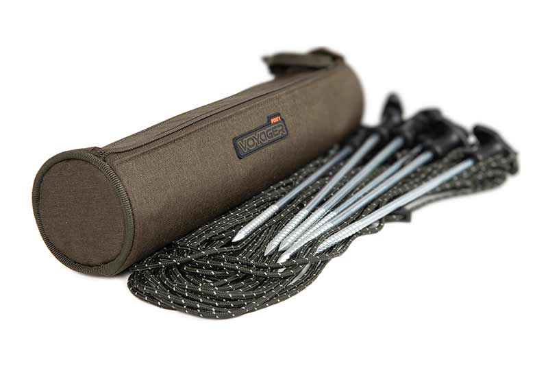 Fox Sada kolíkov a šnúr Voyager Bivvy Storm Pack