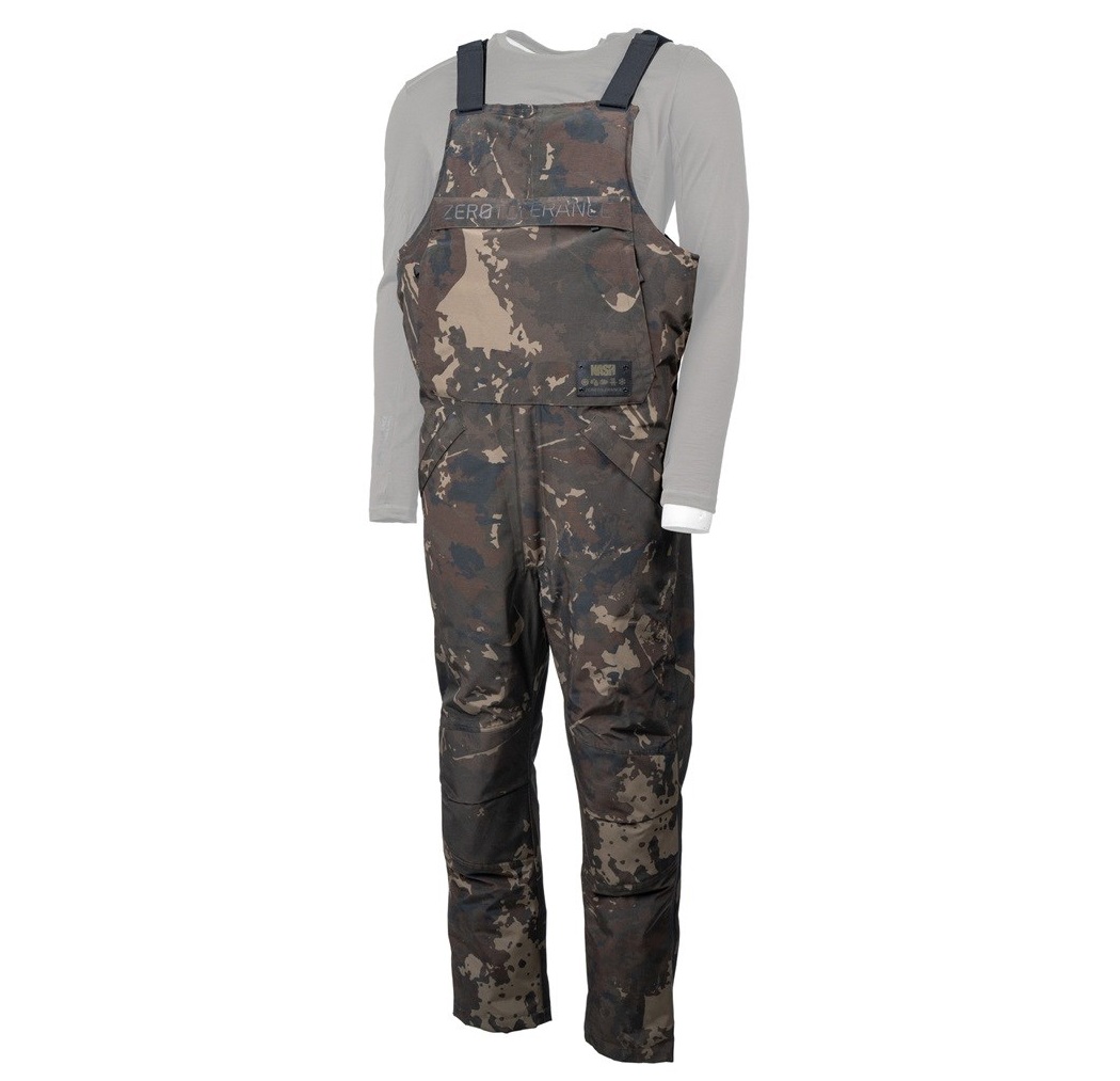 NASH Nohavice ZT Helluva Waterproof Bib and Brace Camo veľ.XL