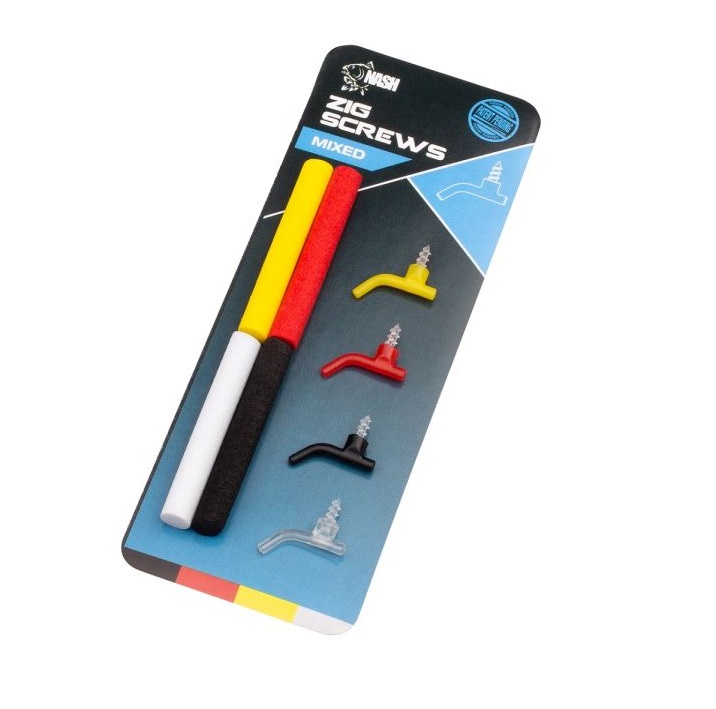 NASH Rovnátka Zig Screws mix farieb Small