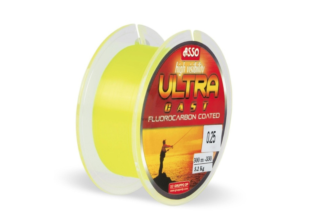 Asso Vlasec Ultracast Yellow 300m 0,18mm
