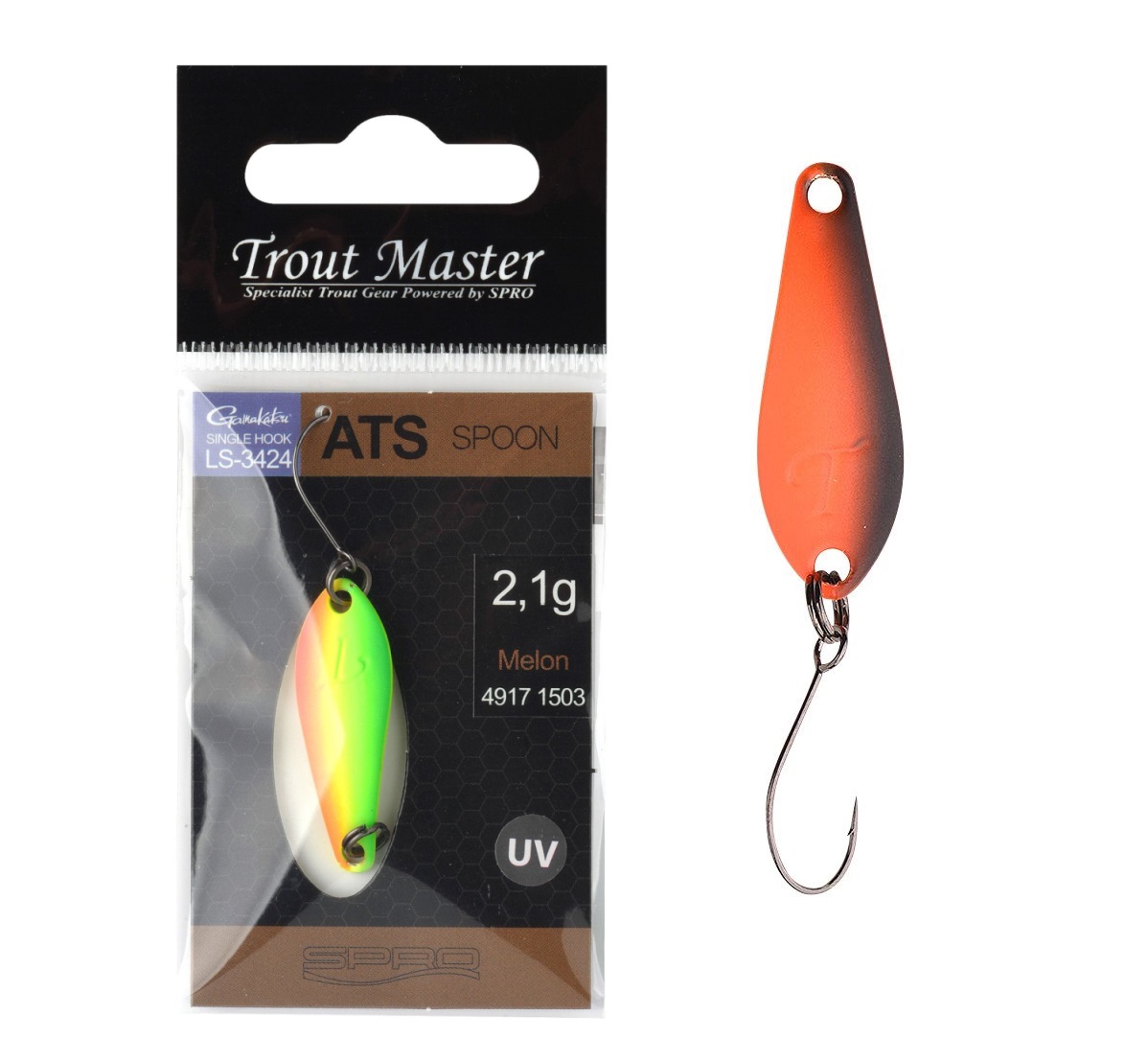 Spro Plandavka Trout Master Ats Spoon 2,1g UV Rust