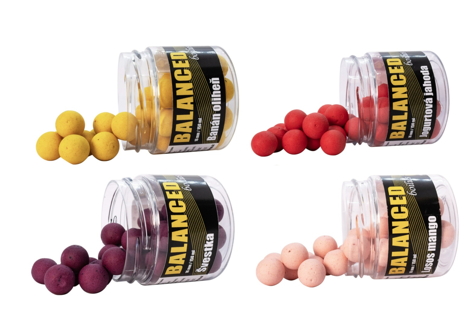 Carp Inferno Boilies Balanced 20mm 150ml Banán Oliheň