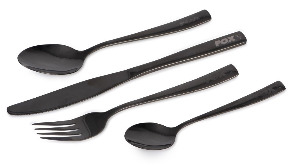Fox Sada Príborov Cookware Black Stainless Cutlery Set