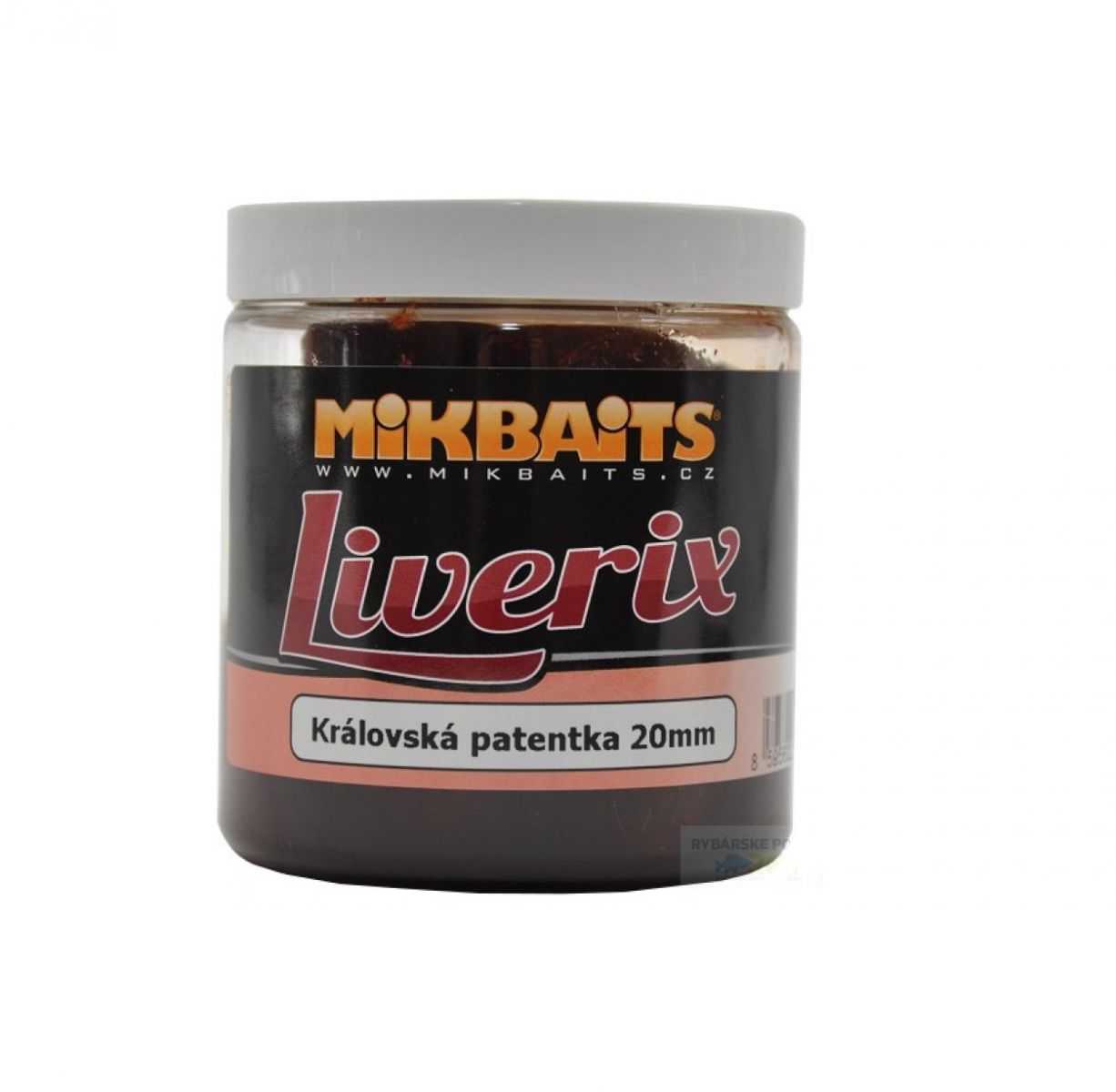 Mikbaits Boilies v dipe LiveriX Magická Oliheň 20mm 250ml