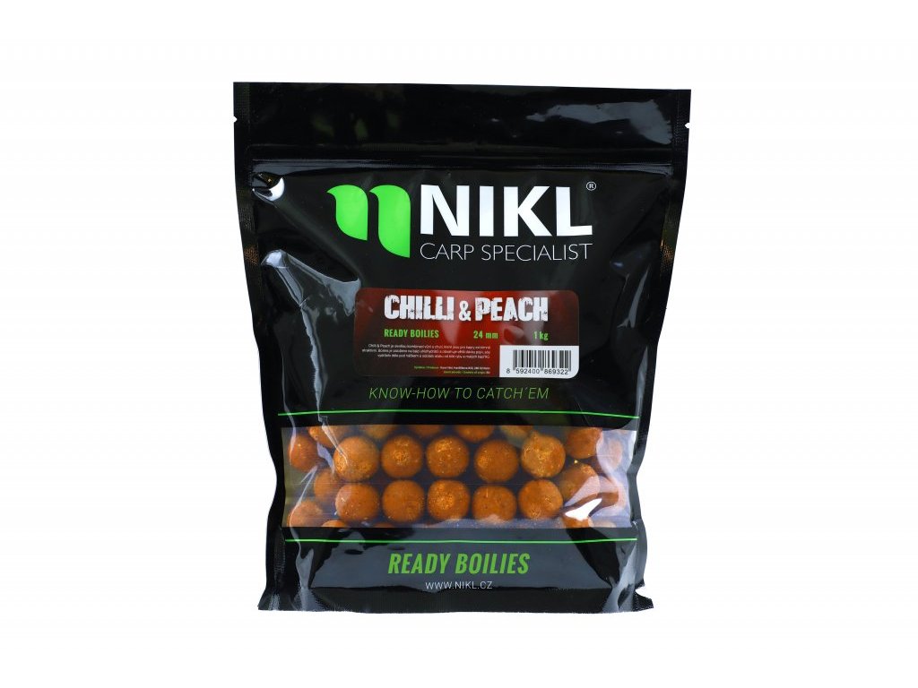 Nikl Boilies Chilli Peach 18mm 1kg