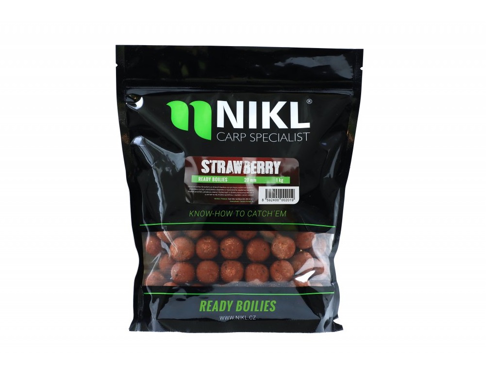 Nikl Boilies Ready Jahoda 24mm 1kg