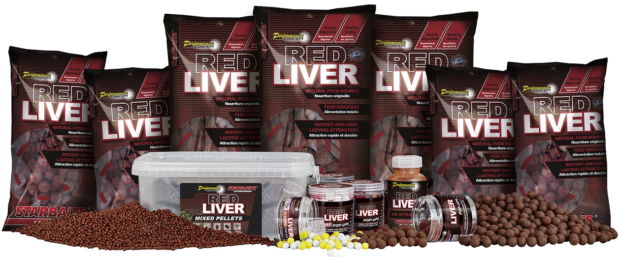 Starbaits Boilies Red Liver 14mm 2,5kg