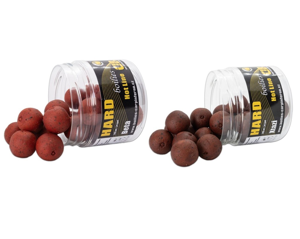 Carp Inferno Boilies Tvrdené Hard 300ml Beta 24mm