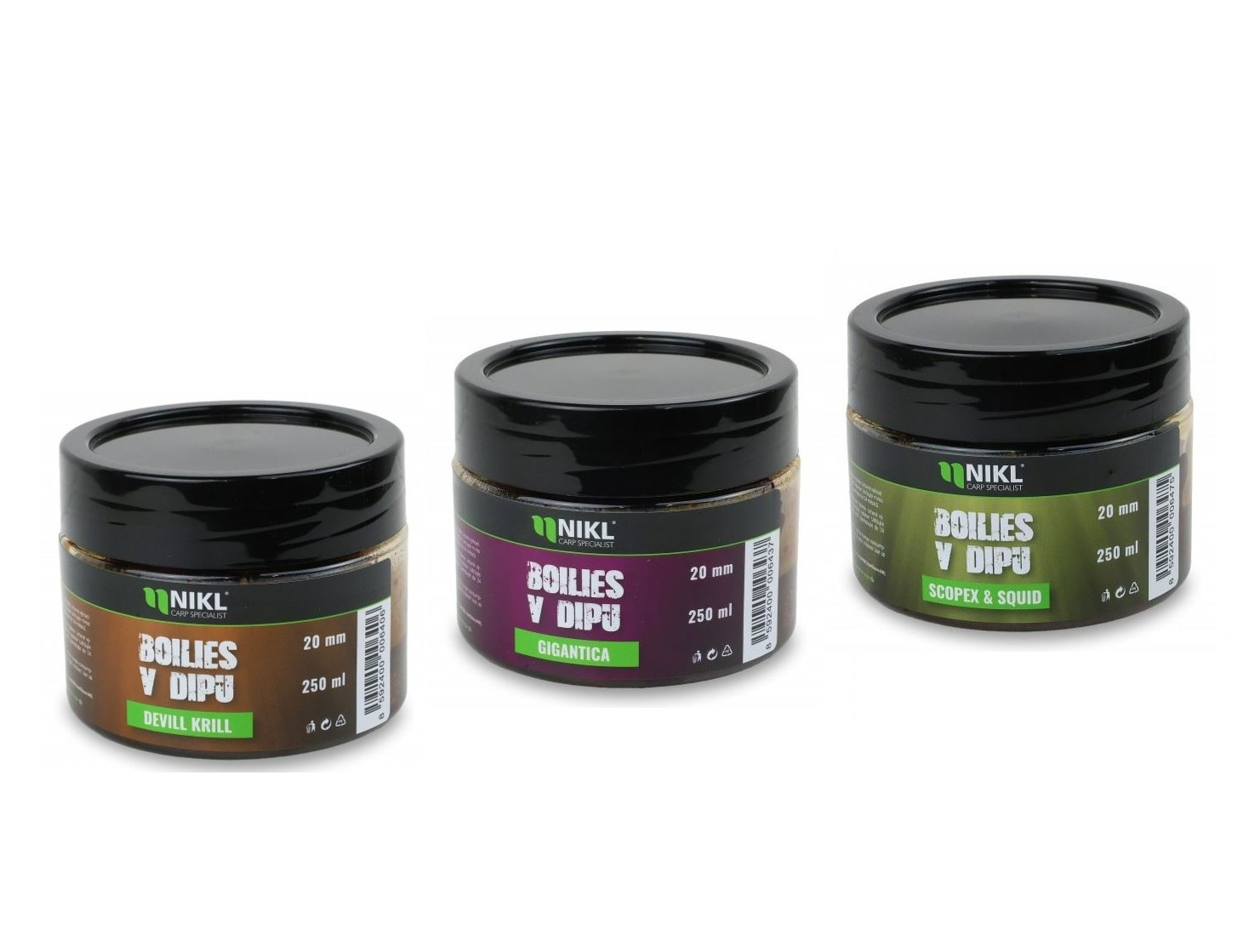 Nikl Boilies v Dipe NK 250g Kill Krill 20mm