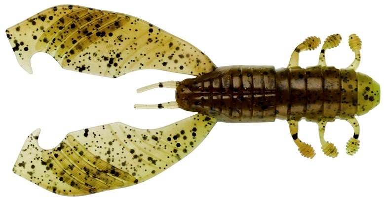 Gunki Nástraha Boogie Craw Vib 9cm 4ks Brown Chart