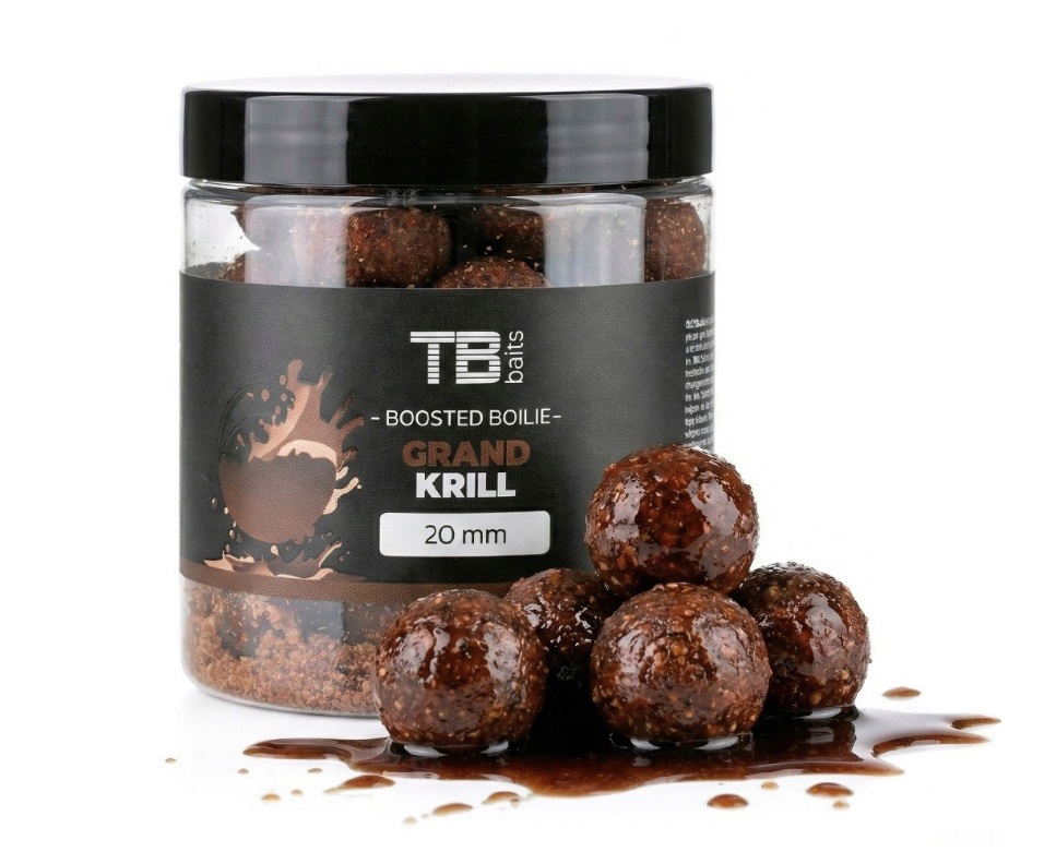 TB Baits Boilies TB Boostrované 120g Orient Shrimp 20mm