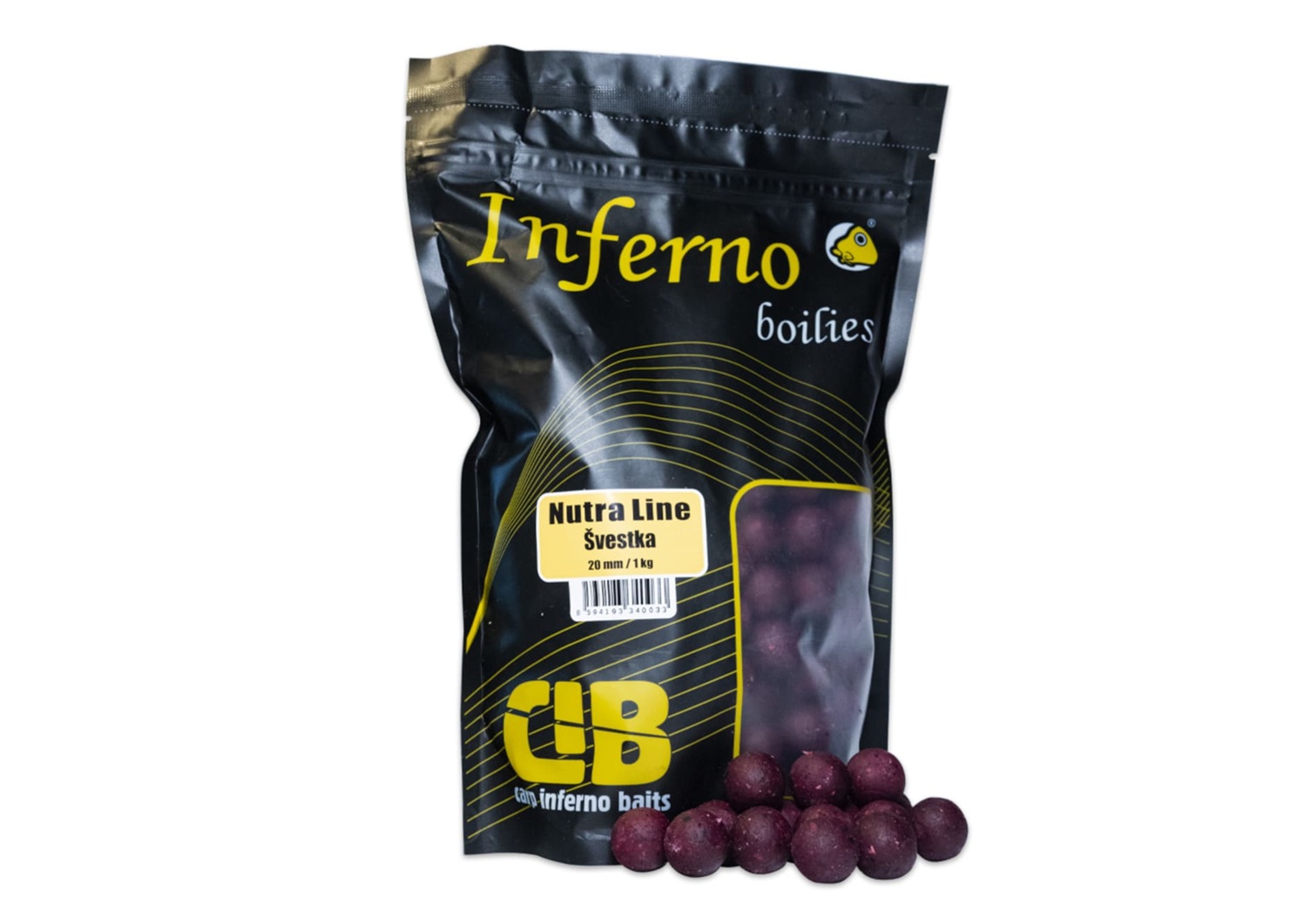 Carp Inferno Boilies Nutra Line 1kg Slivka 20mm