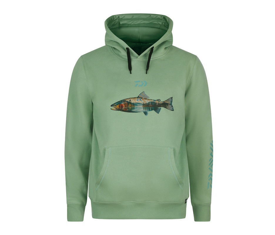 Daiwa Mikina Hoodie Trout veľ.M