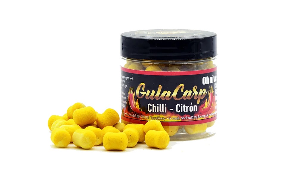 Gula Carp Dumbels rozpustné Ohnivé Chilli 11x14mm 125ml Citrón