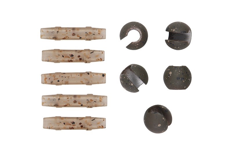 Fox Montáž Edges Camo Tubing Tungsten Heli Bead Kit 5 ks