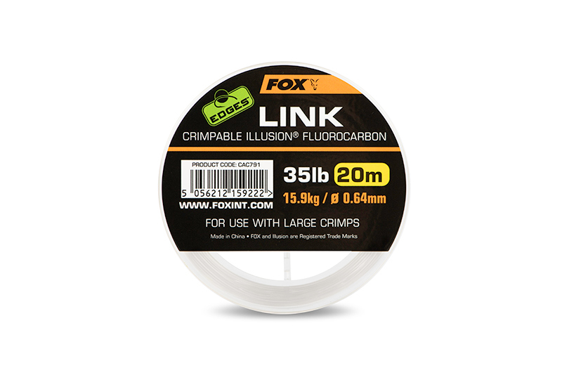 Fox Fluorocarbon Edges Link Illusion Číry 20m 0.64mm 35lb