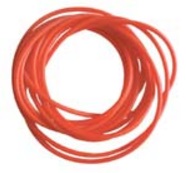 Fladen Tuba Luminous 1m červená 4mm