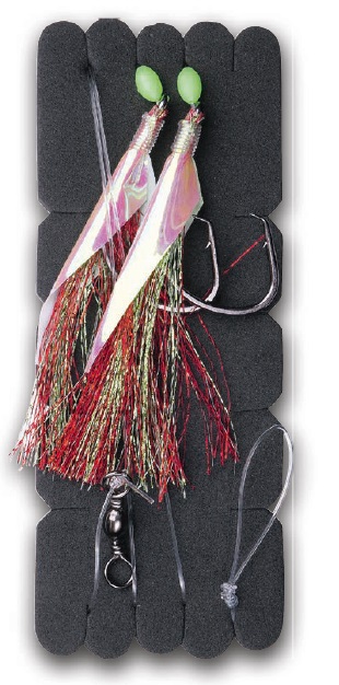 Fladen Nástraha 2-hook deep sea rig 6/0 0.70mm červený