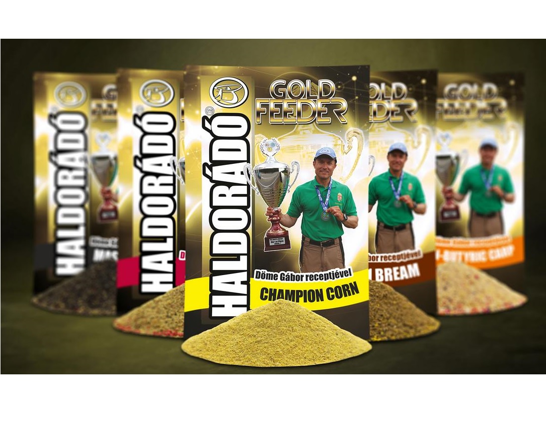 Haldorado Krmivo Gold Feeder 1kg Champion Corn