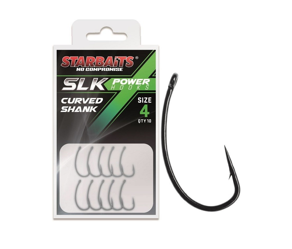 Starbaits Háčiky Power Hook PTFE Curved Shank veľ. 4