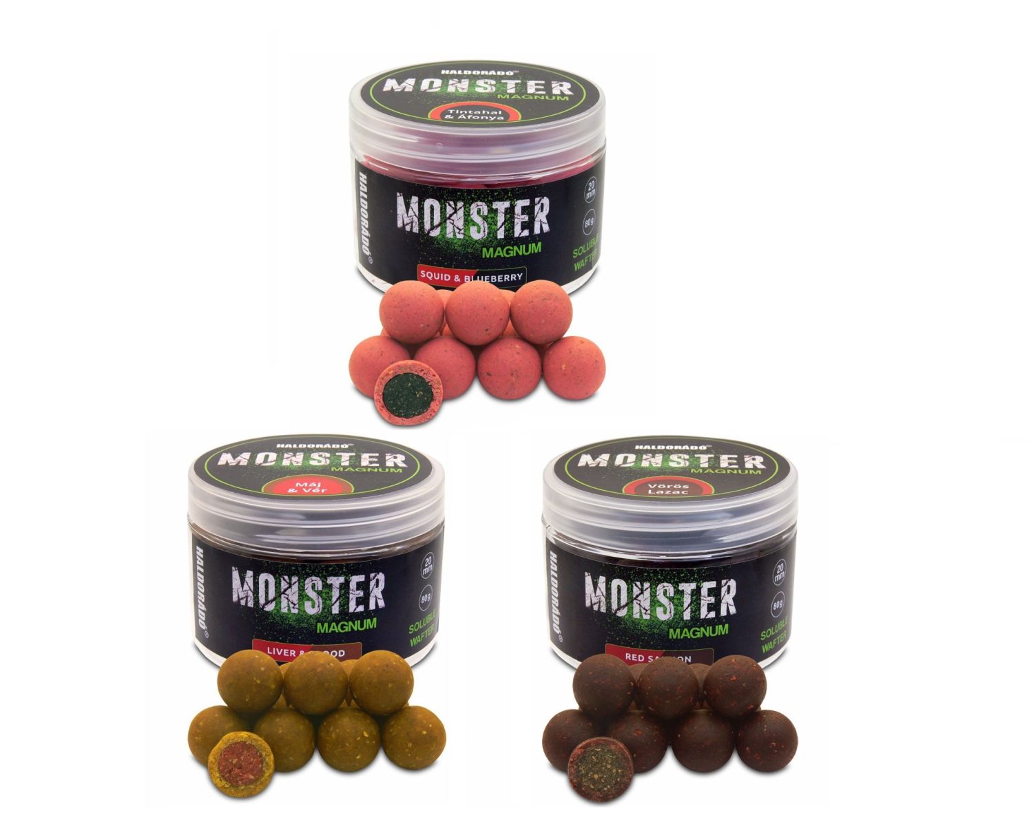 Haldorado Boilies Monster Magnum 20mm 80g Hot Mango