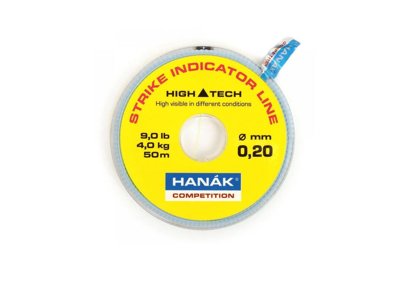 Hanák Competition Indikátor Strike Indicator Line Žltý 50m 0,25mm