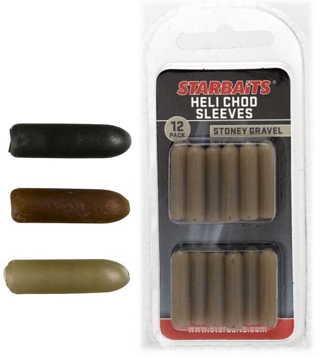 Starbaits Prevlek Heli Chod Sleeves muddy brown