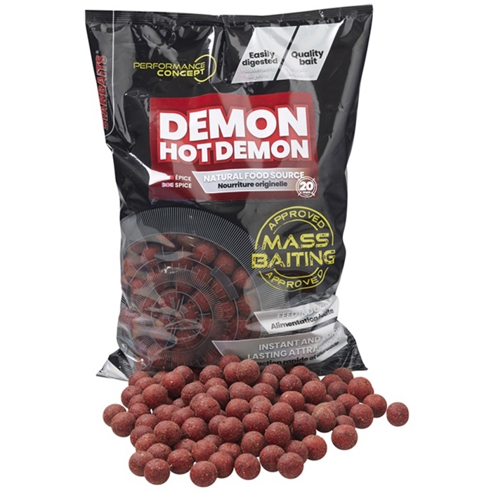 Starbaits Boilies Mass Baiting Hot Demon 3kg 24mm