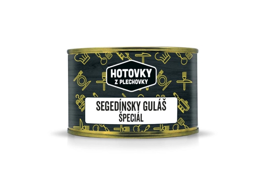 Hotovky z plechovky Jedlo Hotové Segedínsky guláš špeciál 400g
