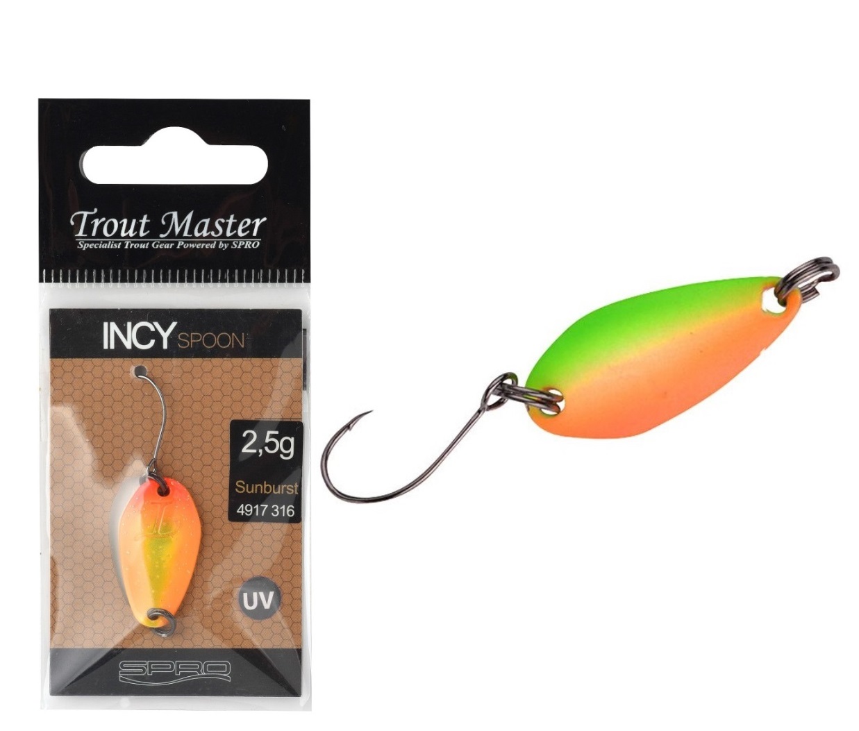 Spro Plandavka Trout Master Incy Spoon 3,5g Aurora