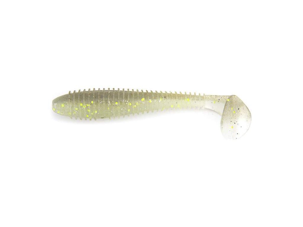 Keitech Gumená nástraha Swing Impact FAT 3,8inch 9,6cm 6ks Chartreuse Thunder