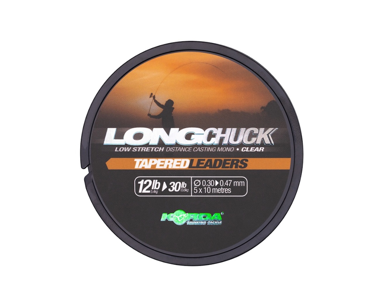 Korda Šokový vlasec LongChuck Tapered Leaders 5x10m 0,33-0,47mm