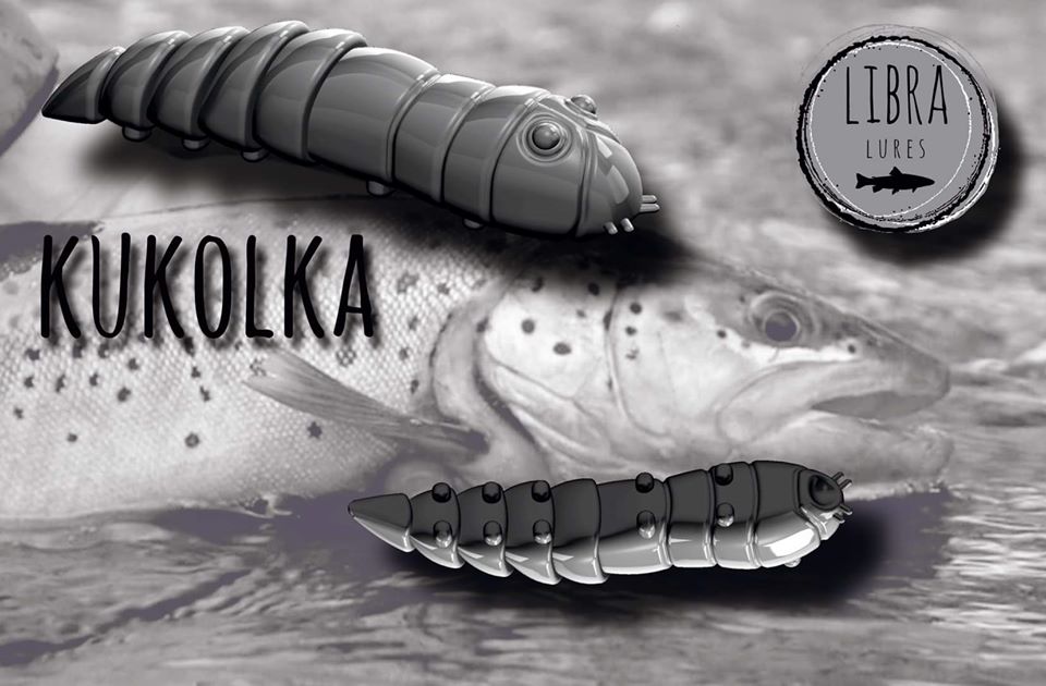 Libra Lures Gumená nástraha Kukolka 27mm 15ks Bubble Gum 017