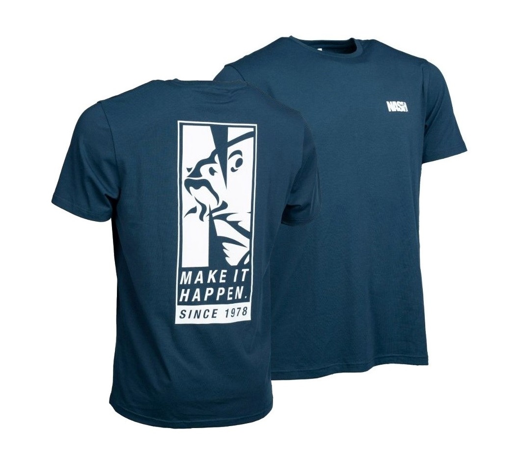 NASH Tričko Make It Happen T-Shirt Since 1978 Navy Blue veľ.S
