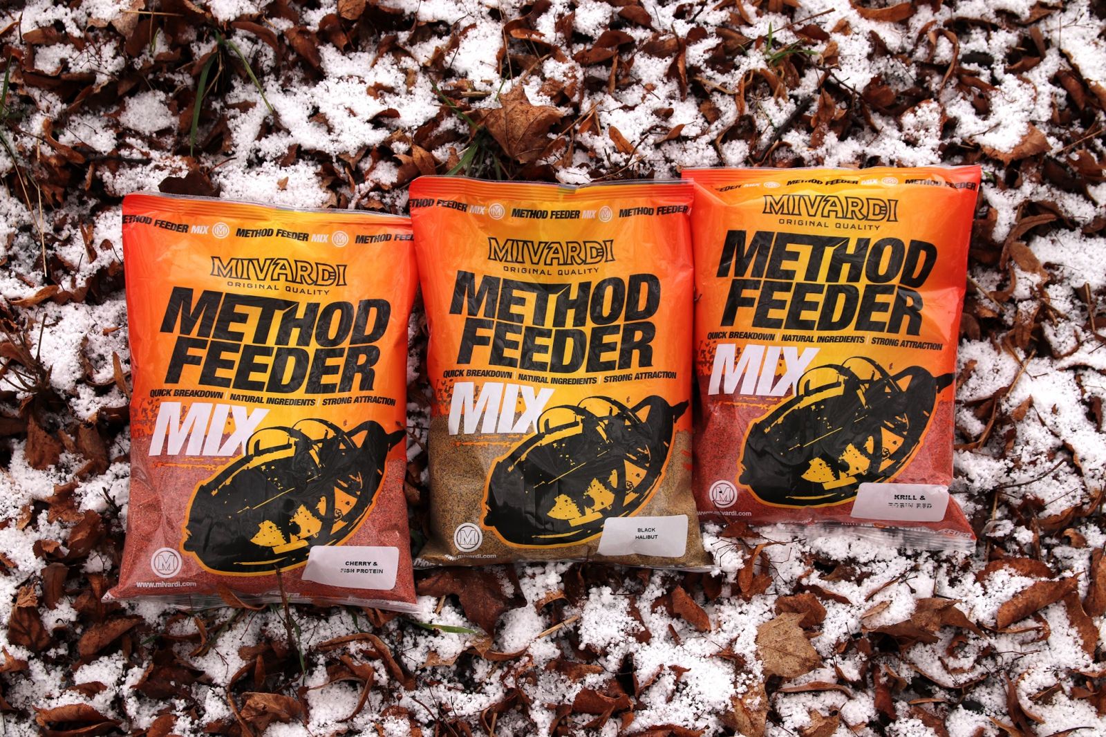 Mivardi Krmivo Method Feeder Mix 1kg Black halibut
