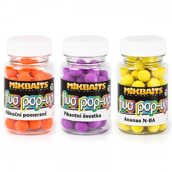 Mikbaits Pop Up Boilies Fluo 10mm Oliheň