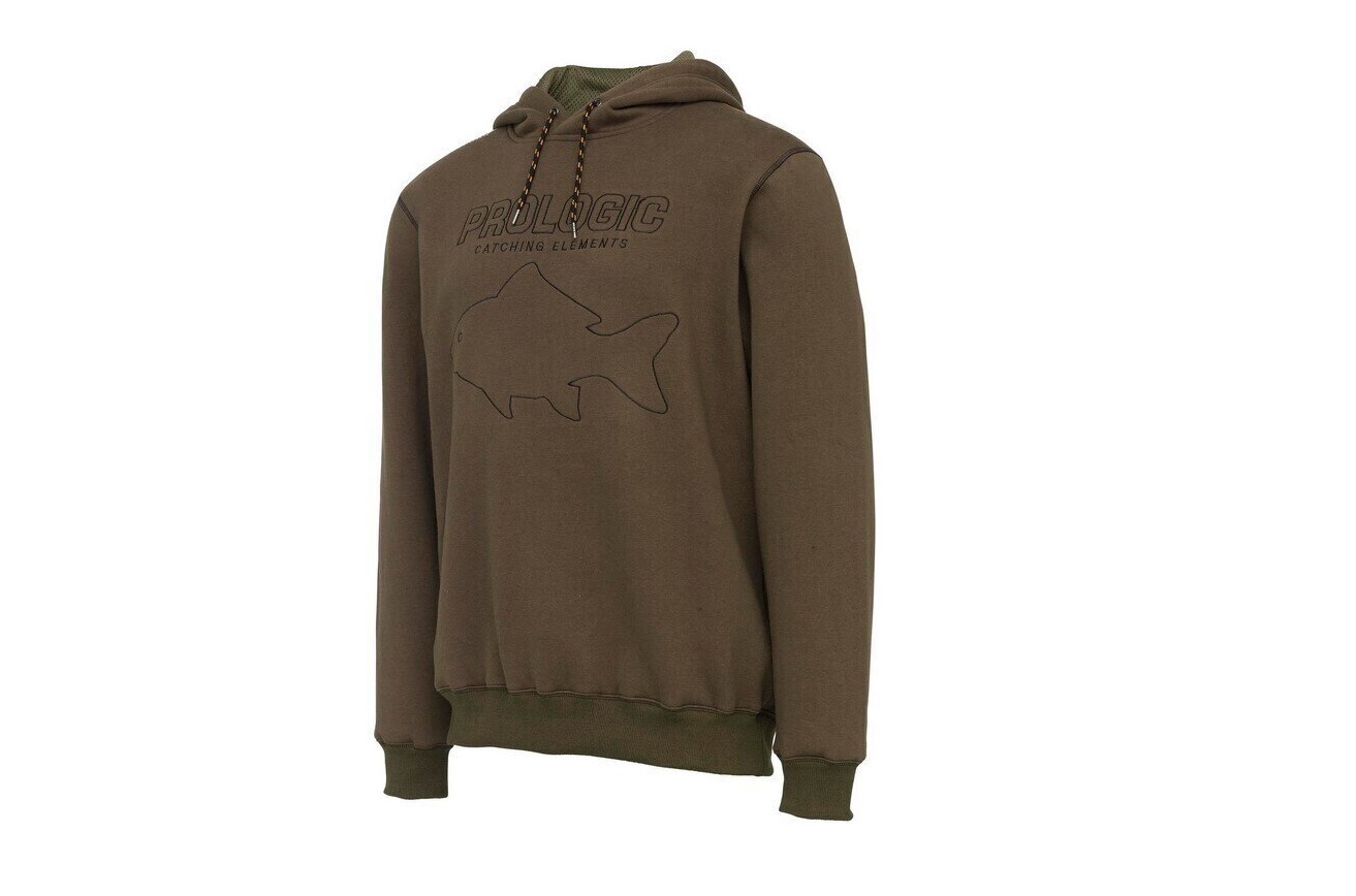Prologic Mikina Mega Fish Hoodie Army Green veľkosť XXL