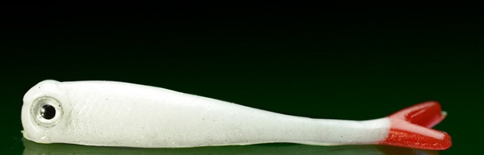 Nastrahy Gumená nástraha Mikrosmáčik SSR1 farba Fluo Green 4,5cm 0,65g