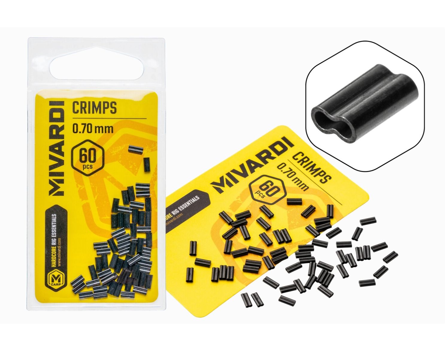 Mivardi Náhradné Krimpy Svorky 60ks 0,50mm