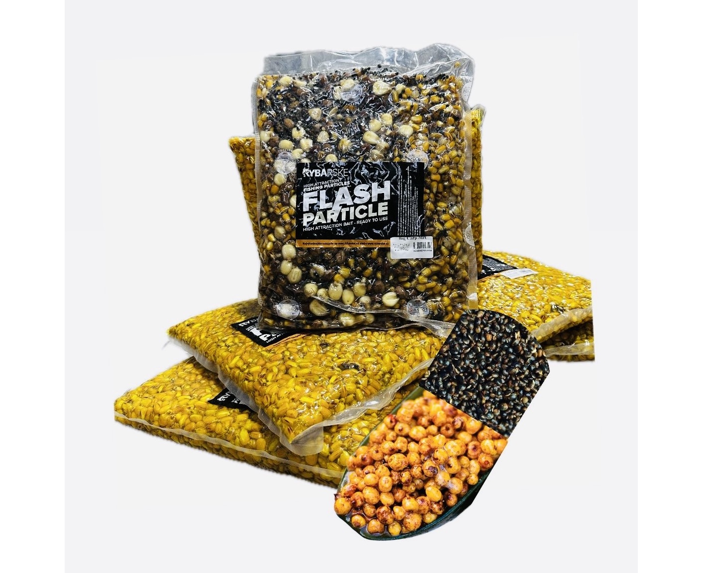 RYBA Partikel Flash Big Carp Mix Extra 3kg
