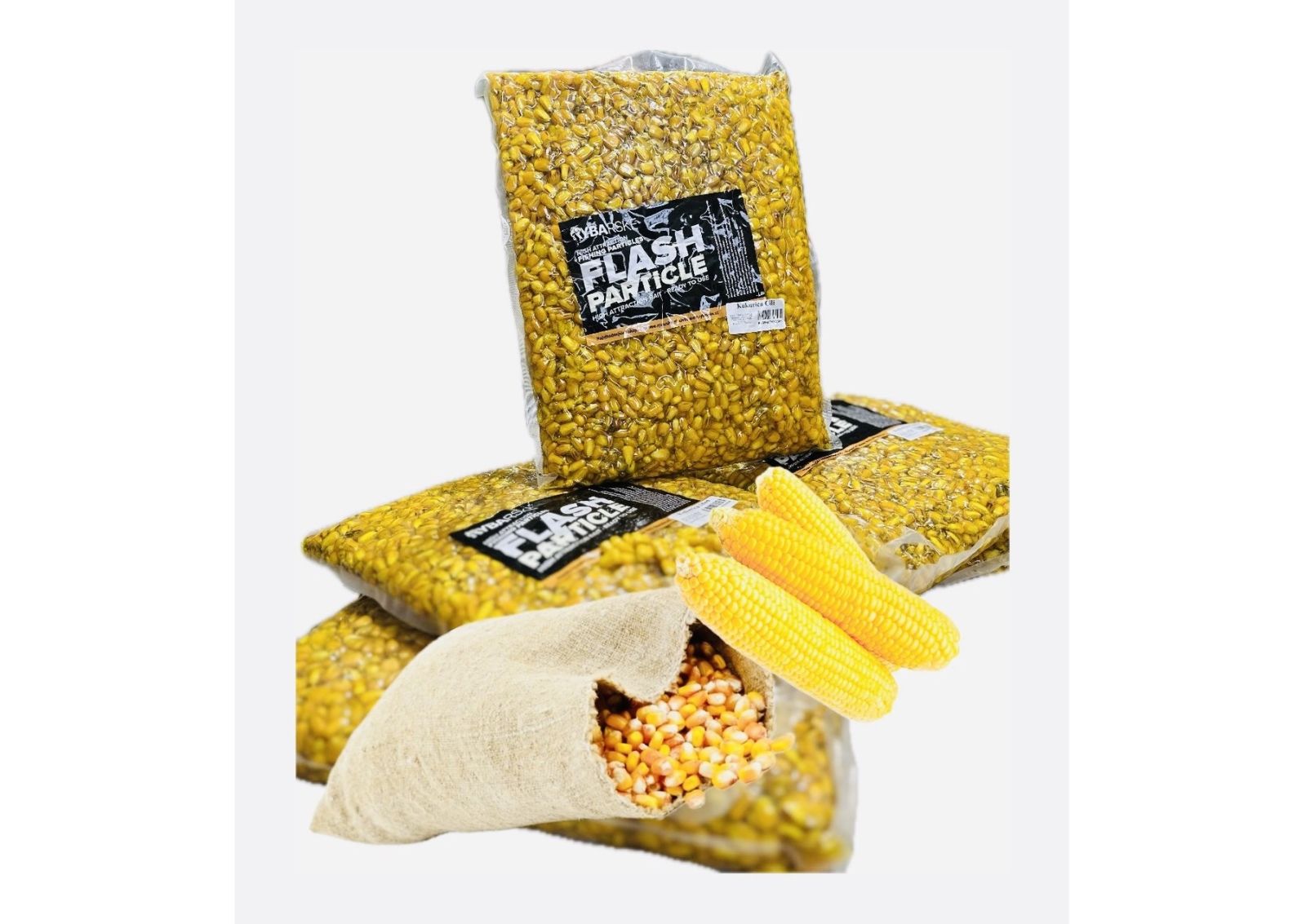 RYBA Partikel Flash Kukurica varená 3kg Chilli