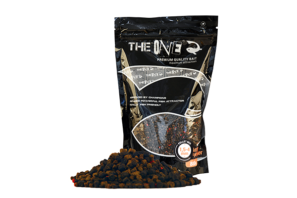 The One Pelety Pellets Mix 800g 1,5-4mm Smoked Fish