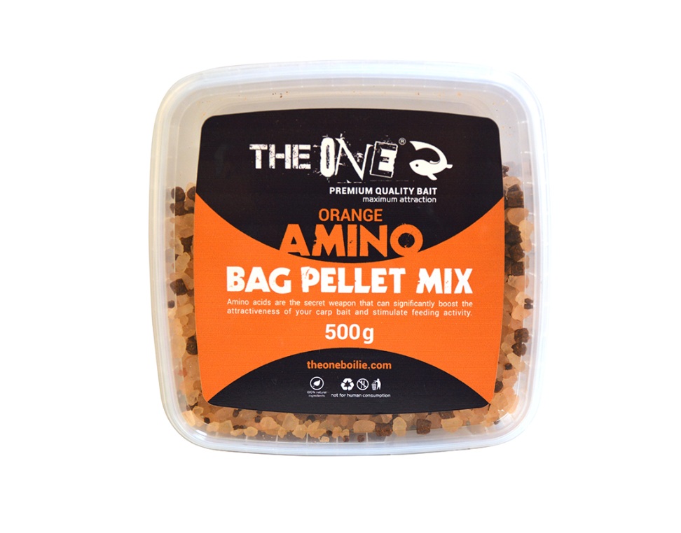 The One Pelety Amino PVA Bag Mix 500g Red