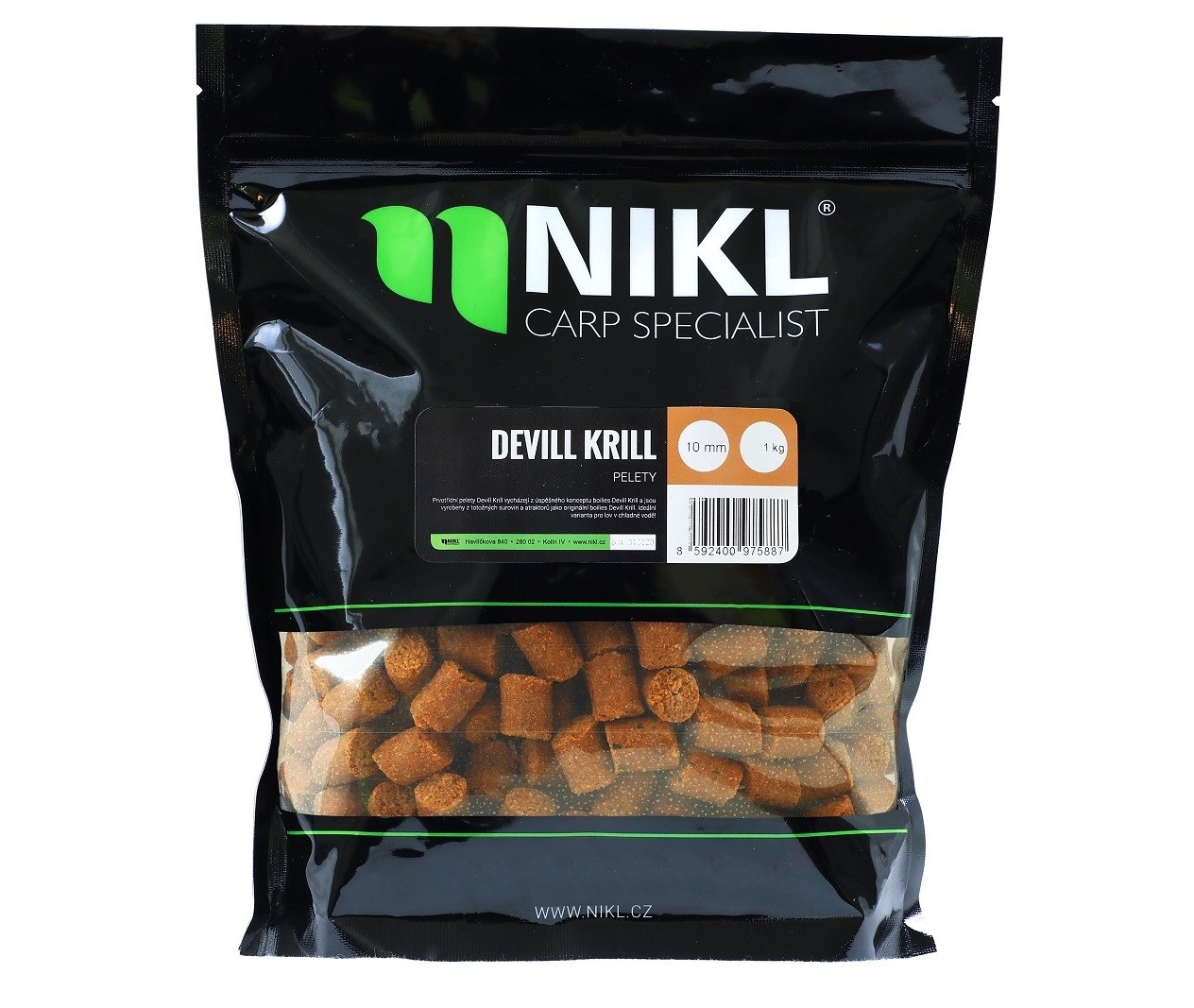 Nikl Pelety Devill Krill 3mm 1kg