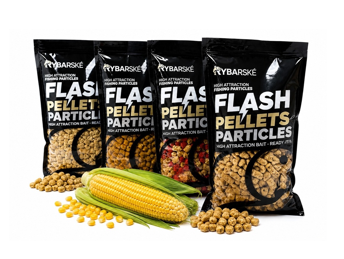 RYBA Pelety Flash Corny 1kg 8mm Classic