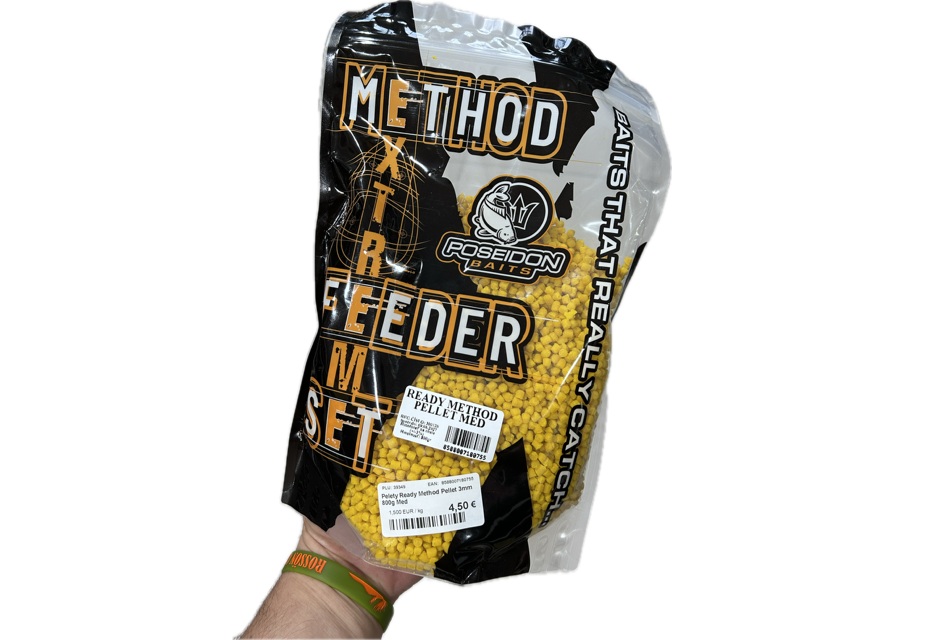 Poseidon Pelety Ready Method Pellet 3mm 800g Hot Extra Chilli