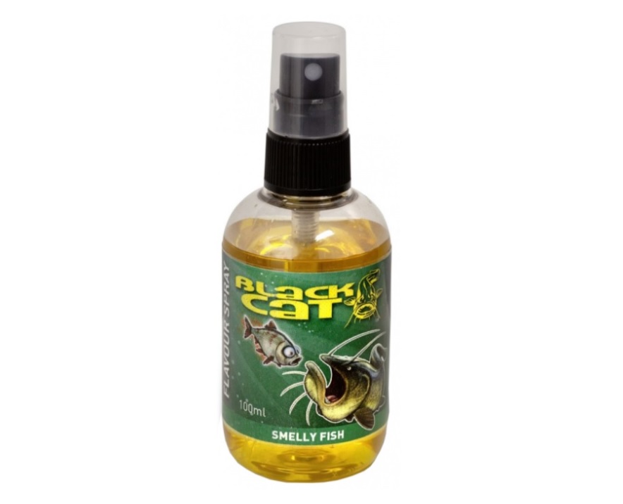 Black Cat Sprej na sumce Yellow Black Cat Flavour Bloody Worm