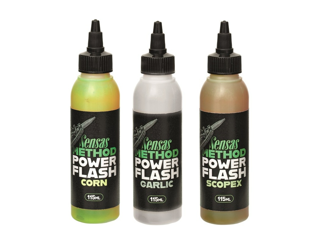 Sensas Dip Method Power Flash Gél 115ml Kukurica