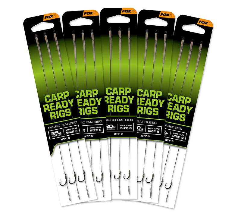 Fox Nadväzce Carp Ready Rigs Wide Gape veľ. 8 20lb